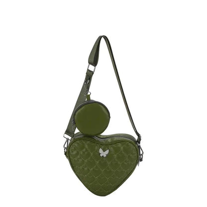 Women's Embroidered Line Shoulder Bag Lightweight Waterproof Pu Soft Leather Storage Shopping Travel Small Backpack by Dropshipman