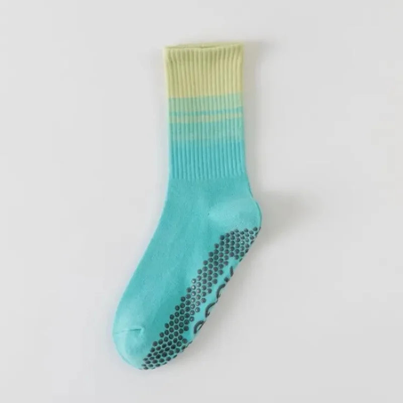 Dreamlikelin 1 Pair Women's Mid-Calf Yoga Socks, Professional Fitness & Pilates Socks Silicone Anti-Slip Grip Breathable Socks by All Mart Bristol Ltd