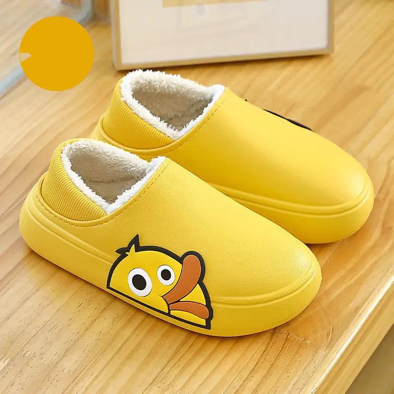 Cartoon Cute Bear Wearing Household Cotton Shoes Indoor And Outdoor by Dropshipman
