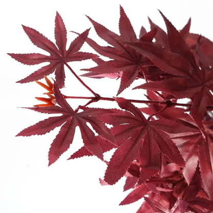 120cm Artificial Red Maple Tree by Leaf
