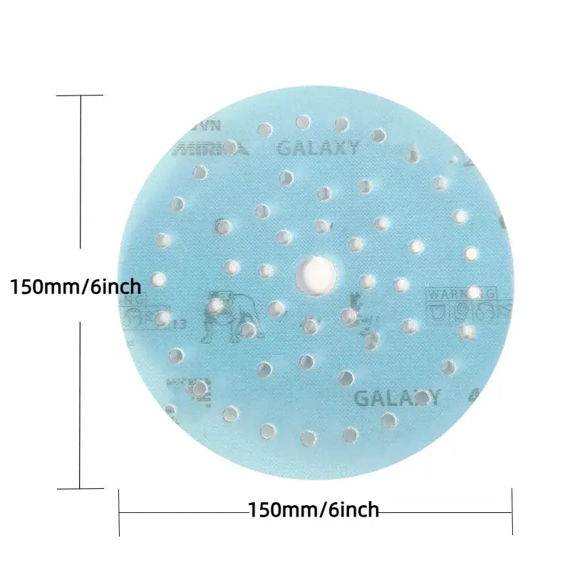 Mirka Galaxy Sandpaper GALAXY 6 Inch 150mm Sandpaper Round Flocking Porous Vacuum Car Polishing Beauty Sandpaper by All Mart Bristol Ltd