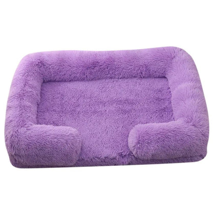 Plush Round Pet Bed Dog Bed Winter by Dropshipman