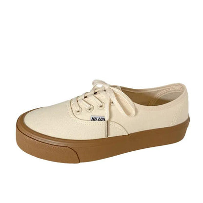 Flat-bottomed Retro Hong Kong-style Instagram-style Sneakers For Students by Dropshipman