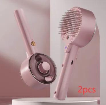 Animal Hair Remover Brush Dog And Cat Steam Brush Pet Self Cleaning Dog Brush Grooming Removes Cat Hairs Cat Dog Accessories Pet Products by Dropshipman