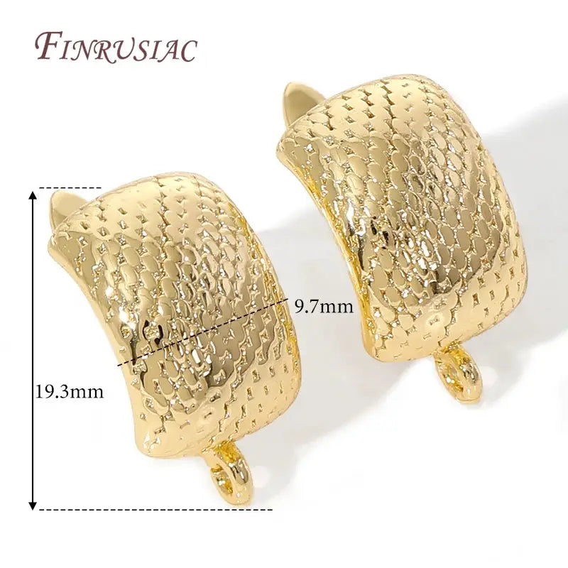18K Gold Plated,Anti-Allergy Earring Hook Clasps,Supplies For Jewelry,Fasteners Earwires,Earrings Fixtures Accessories by All Mart Bristol Ltd