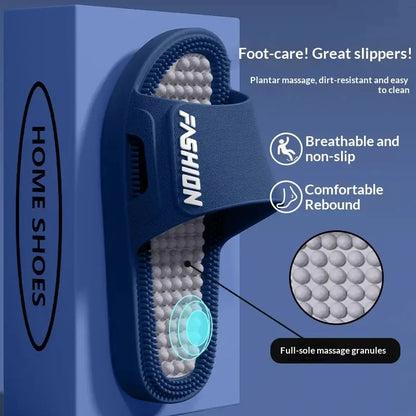 Women Men Acupressure Massage Slippers Soft EVA Anti-Slip Ergonomic Reflexology Slides for Home Bathroom Indoor Outdoor Foot by All Mart Bristol Ltd