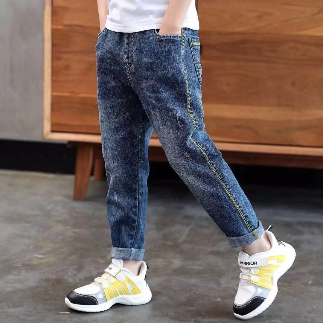 Boys' Denim Trousers Trousers Children's Clothing by Dropshipman