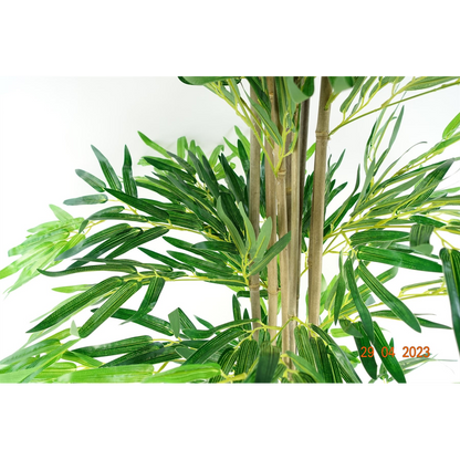 180cm (6ft) Artificial Bamboo Plants Trees Natural Green XL by Leaf