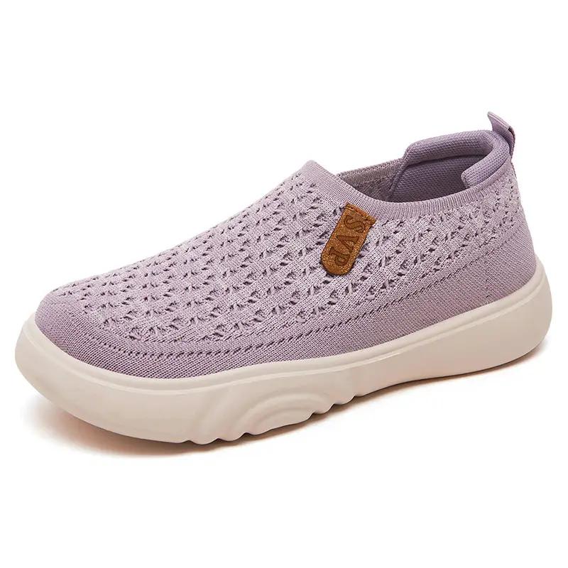 Versatile Spring Flyknit Breathable No-odor Casual Shoes by Dropshipman