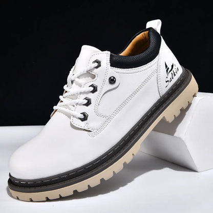 British-style Work Boots For Trendy Men by Dropshipman