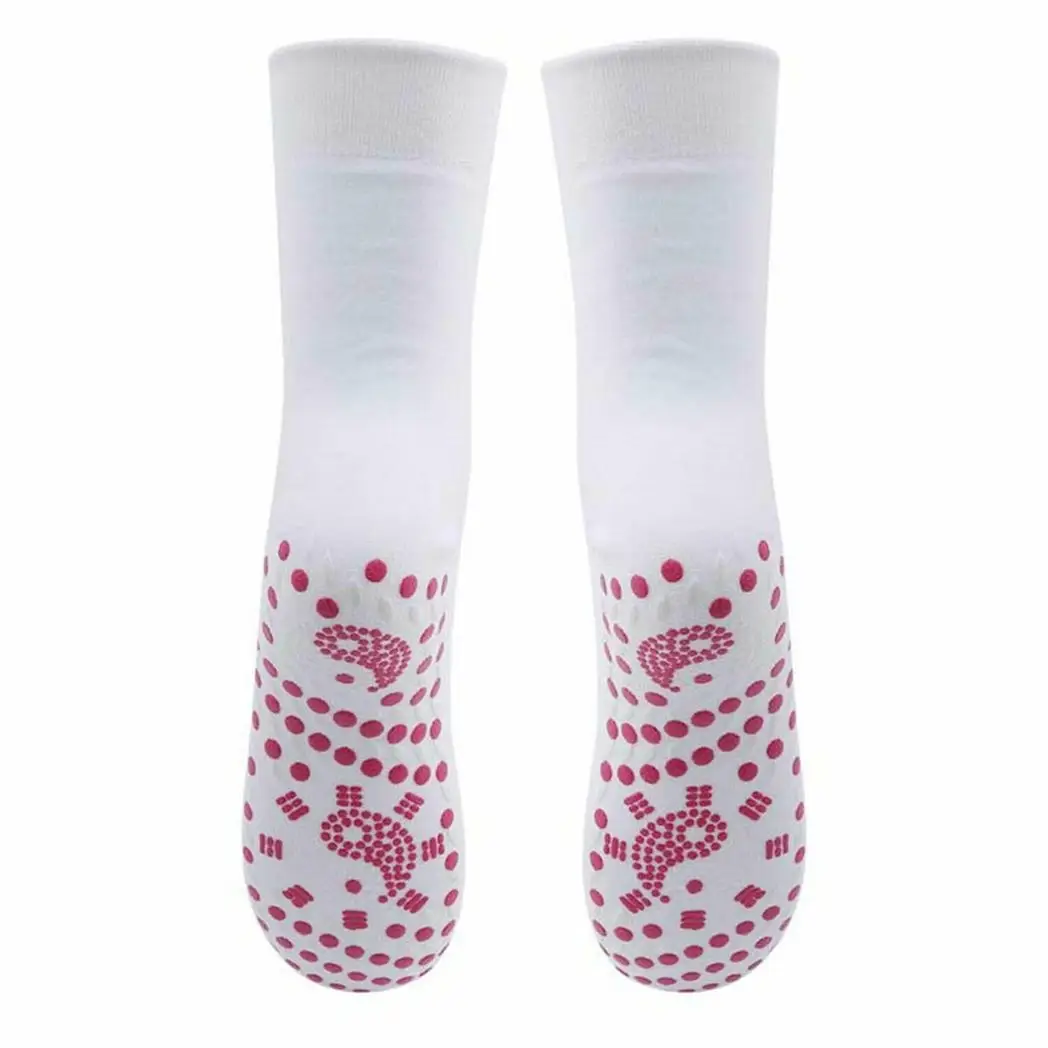 Envie Tourmaline Magnetic Health Socks, White by Envie