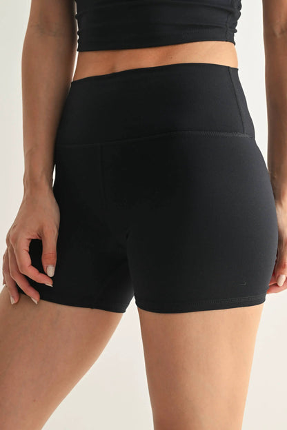 Merlot Performance Sculpt Pocket Biker Shorts by Me & I