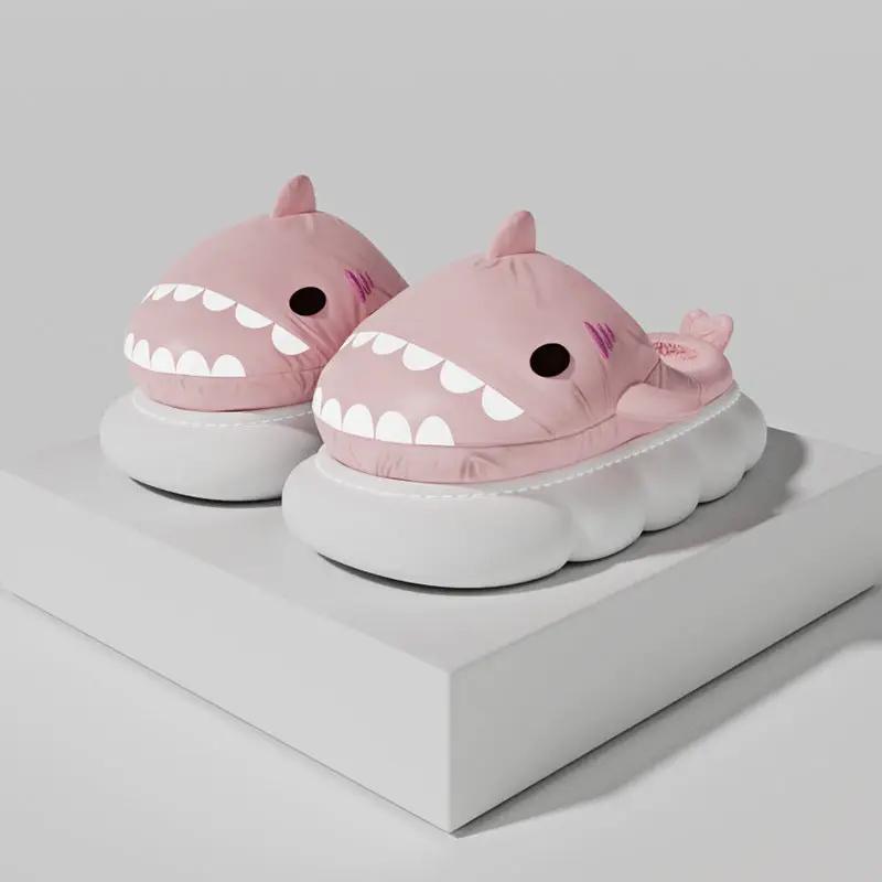 Couple's Slippers Soft Bottom Household Cartoon Second Generation by Dropshipman