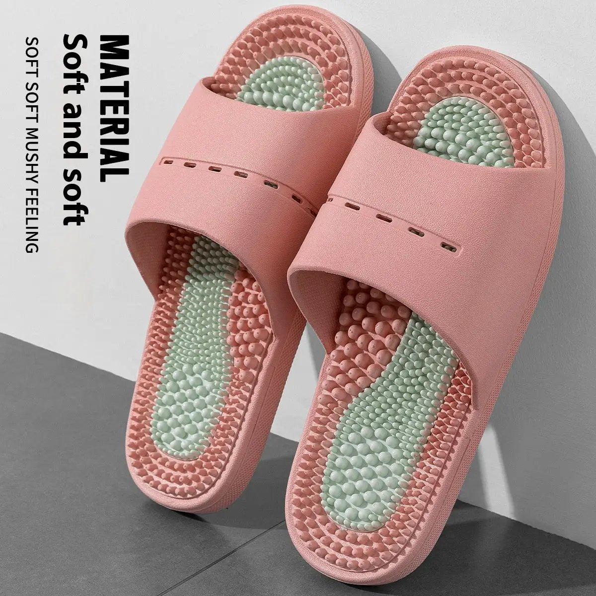 Ball Massage Sandals Bathroom Bath Non-slip Wear-resistant Anti-slip Bath Mat Pedicure by Dropshipman