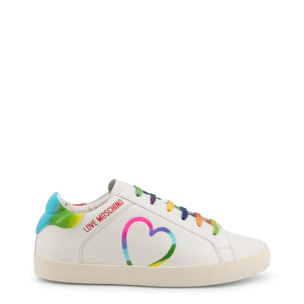 Rainbow Heart Sneakers by All Mart Bristol Ltd
