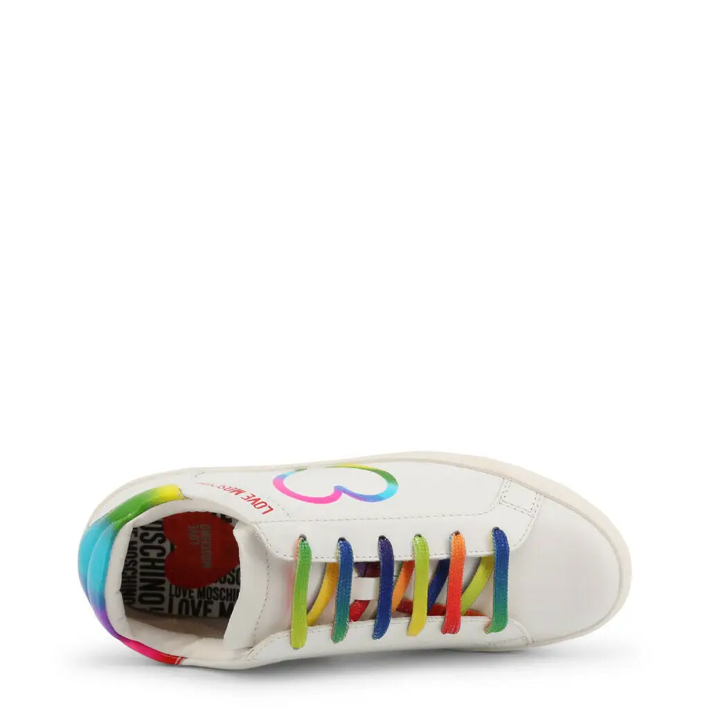 Rainbow Heart Sneakers by All Mart Bristol Ltd