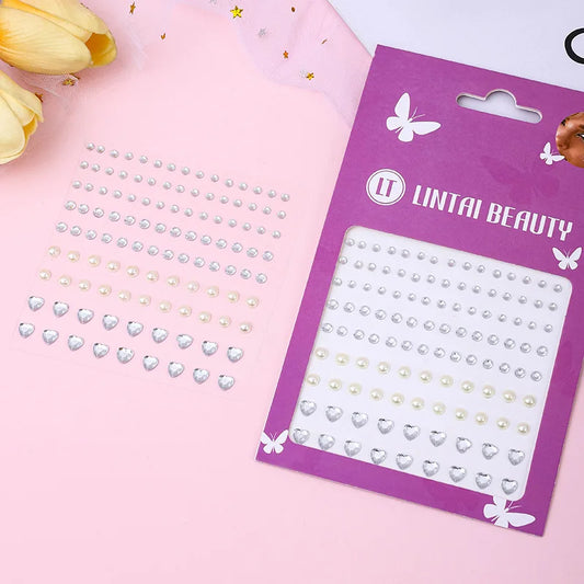 Hot Selling Face Gems Stickers Self Adhesive Waterproof Teardrop Rhinestones for Party Makeup Nail Art Beauty Supplies by All Mart Bristol Ltd