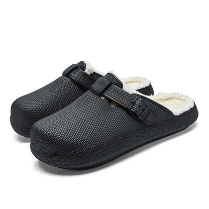 Autumn And Winter New Eva Soft Bottom Home Travel Fleece-lined Slippers by Dropshipman