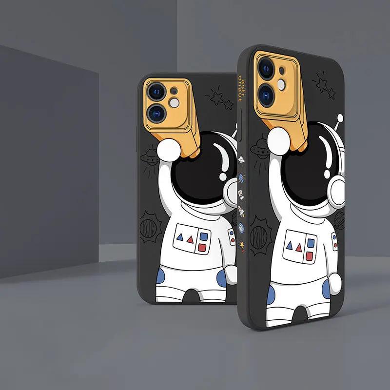 For Astronauts, Mobile Phone Case Side Pattern, Soft Case by Dropshipman