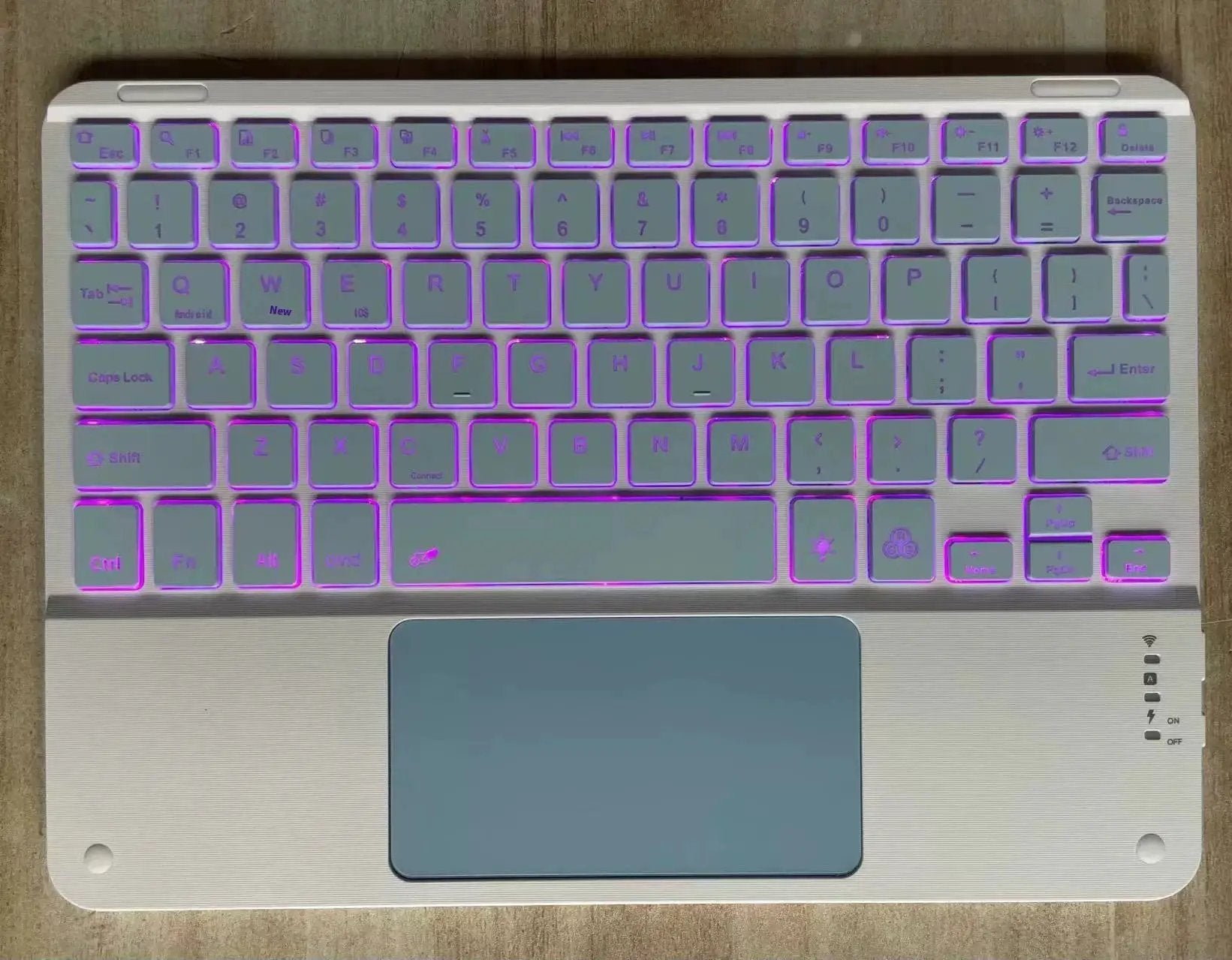 Bluetooth Keyboard With Touch For Mobile Phone Tablet Wireless Rechargeable by Dropshipman