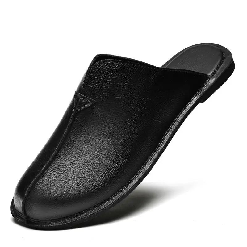 Men's Retro Easy Matching Lazy Flat Beach Slippers by Dropshipman
