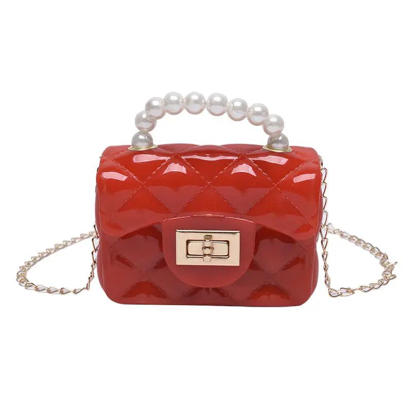 Pearl Hand One-shoulder Crossbody Chain Children's Bags by Dropshipman