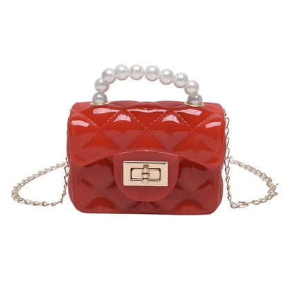 Pearl Hand One-shoulder Crossbody Chain Children's Bags by Dropshipman