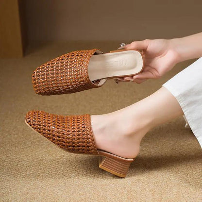 Summer New Arrival Womens Fashion Sandals With Woven Uppers by Dropshipman