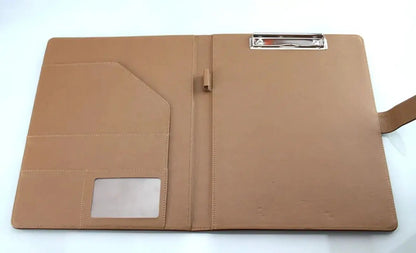 Multifunctional A4 Conference Folder Business Stationery Folder Leather Contract File Folders by All Mart Bristol Ltd