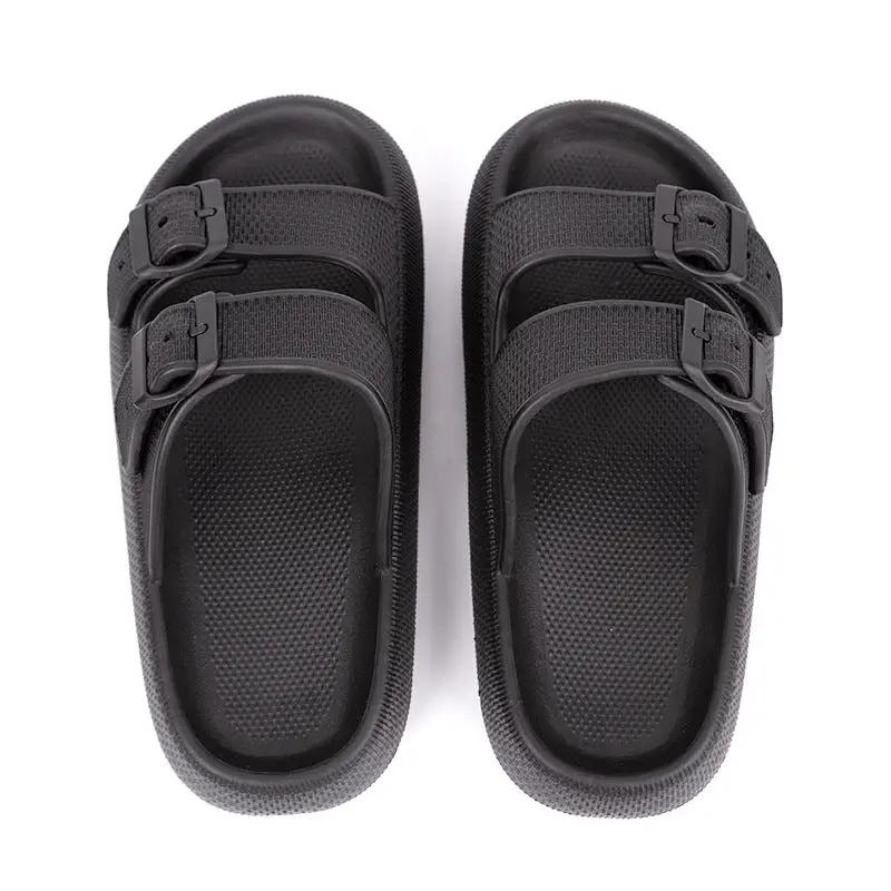 Platform Slippers Women's Summer Buckle Home Shoes Fashion Outdoor Wear Soft Bottom Sandals by Dropshipman