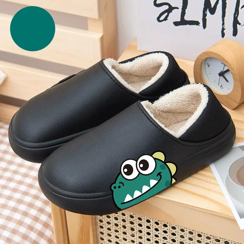Cartoon Cute Bear Wearing Household Cotton Shoes Indoor And Outdoor by Dropshipman