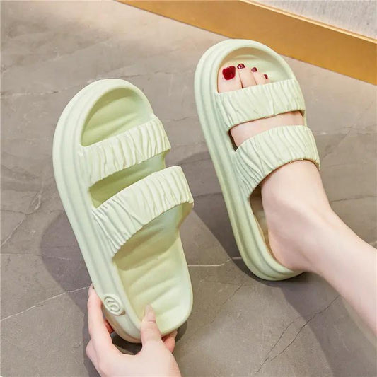 Womens EVA Thick-Soled Slippers With A Step-on-Poop Feel by Dropshipman