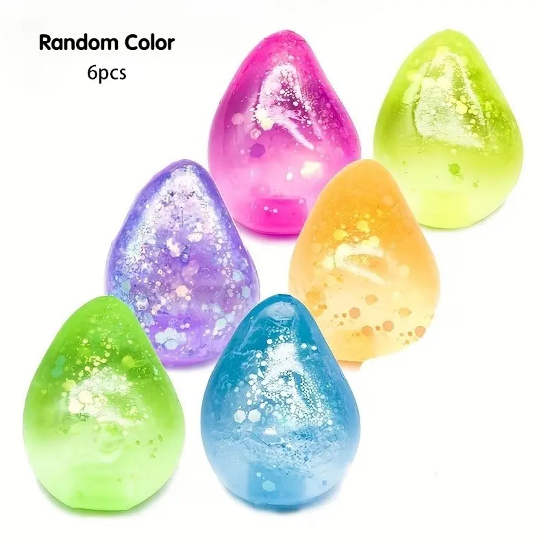 2/3/6Pcs Taba Crystal Simulation Water Drop Squishy Toy, Squishy Series, Water Drop Squishy Fun, Q-Bounce Squeeze Toy, Slow-Rebound Material, Suitable for Desk Decoration and Classroom Prizes, Perfect Gift for Christmas, Valentine'S Day, Children'S Day by All Mart Bristol Ltd