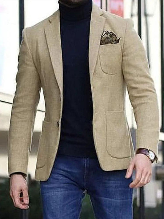 Self-cultivation Casual British-style Men's Coat Suit by Dropshipman