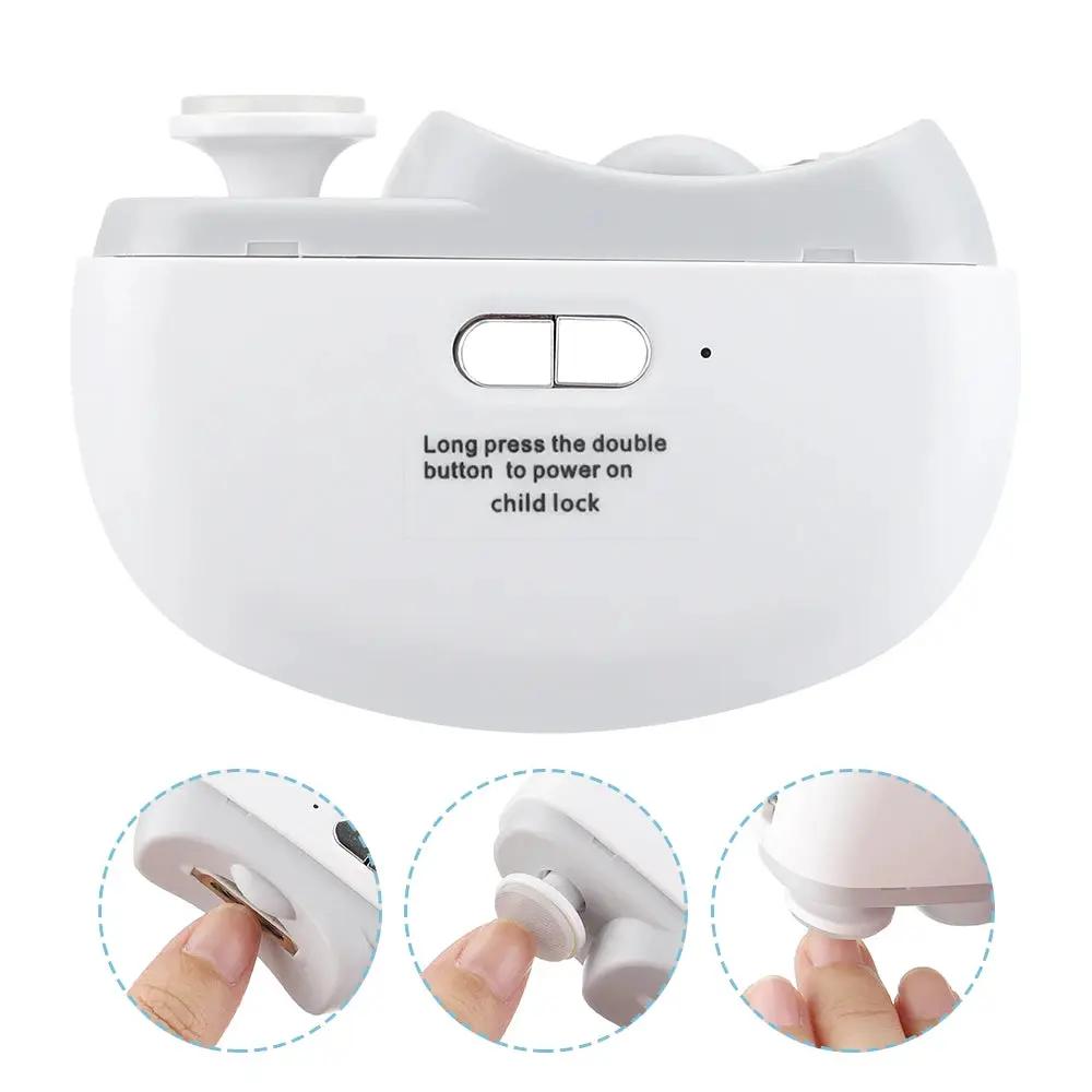 Electric Nail Clipper Grinding and Polishing with Light Automatic Nail Trimmer Rechargeable Nail Cutter Manicure for Baby Adult by All Mart Bristol Ltd