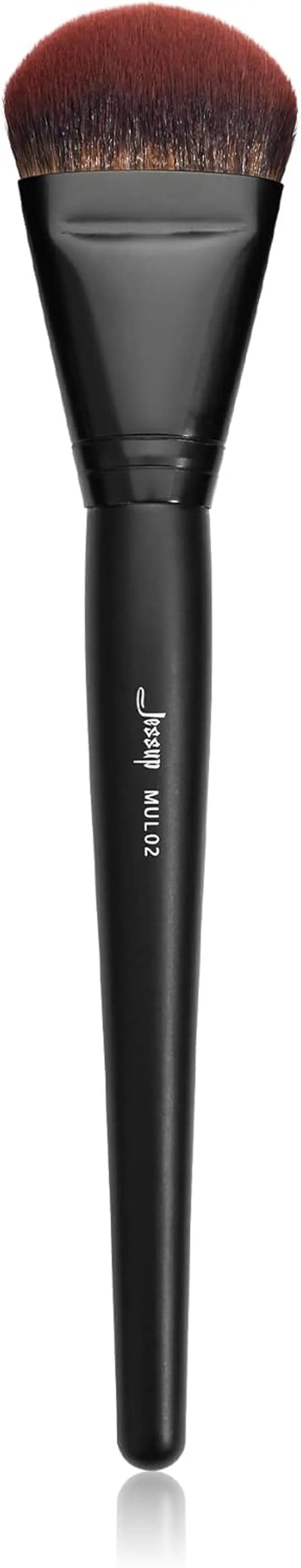 Professional 10-Piece Makeup Brush Set - Premium Black Brushes for Flawless Foundation, Blending, Blush, Concealer, Eyeshadow, Eyebrow, and Eyeliner Application by All Mart Bristol Ltd