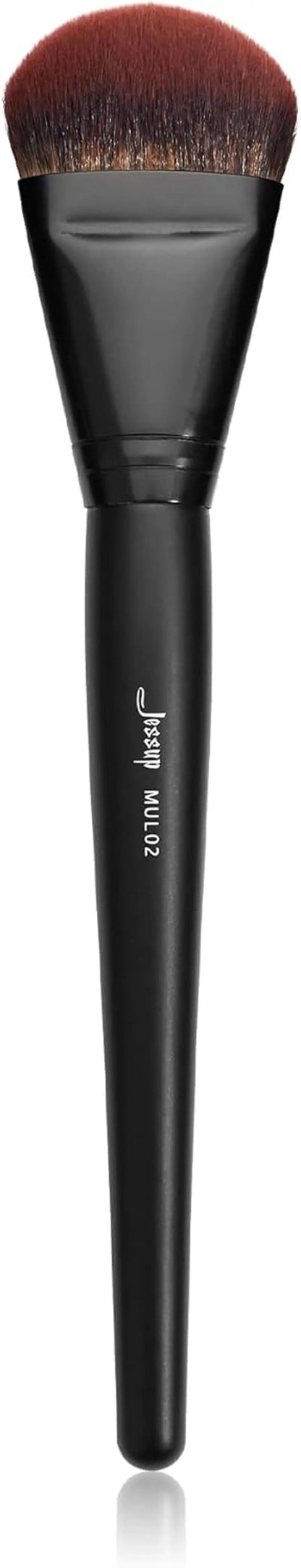 Professional 10-Piece Makeup Brush Set - Premium Black Brushes for Flawless Foundation, Blending, Blush, Concealer, Eyeshadow, Eyebrow, and Eyeliner Application by All Mart Bristol Ltd