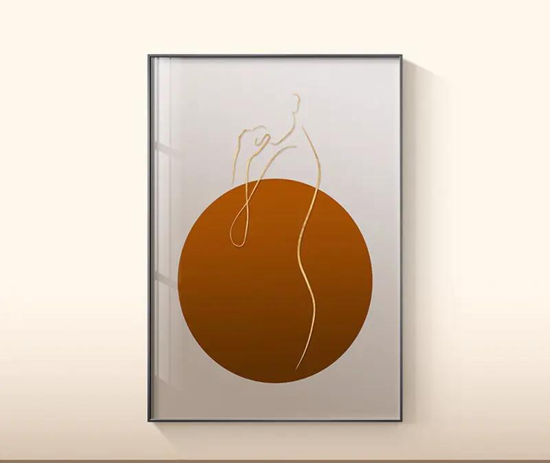 Plant Leaf Wall Art Canvas Painting by Dropshipman
