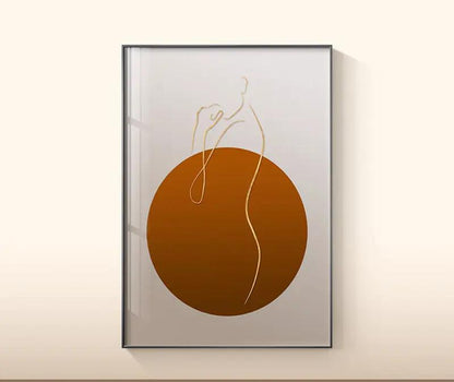 Plant Leaf Wall Art Canvas Painting by Dropshipman