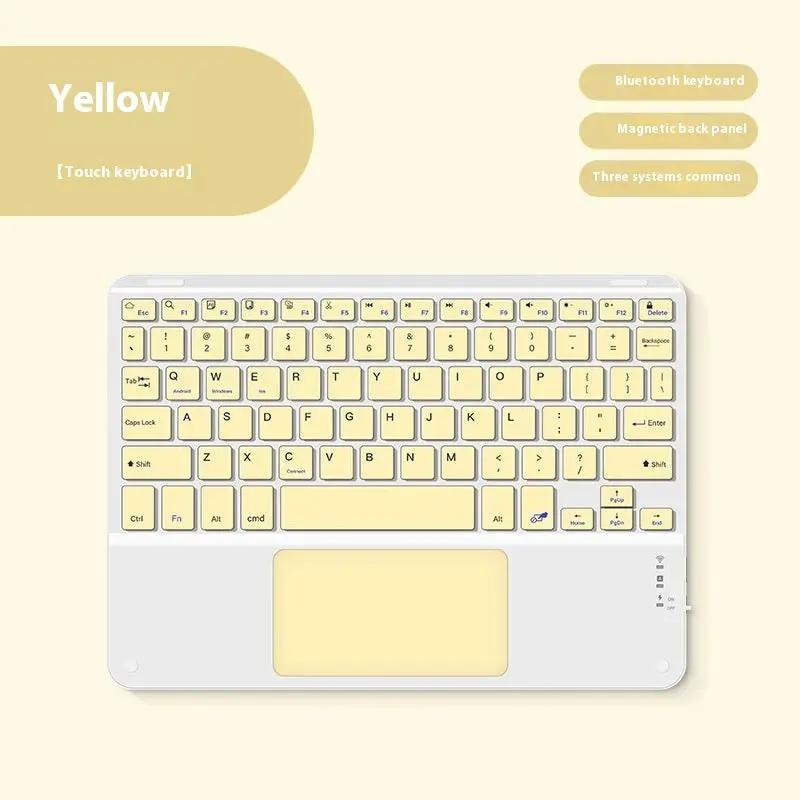 Bluetooth Keyboard With Touch For Mobile Phone Tablet Wireless Rechargeable by Dropshipman