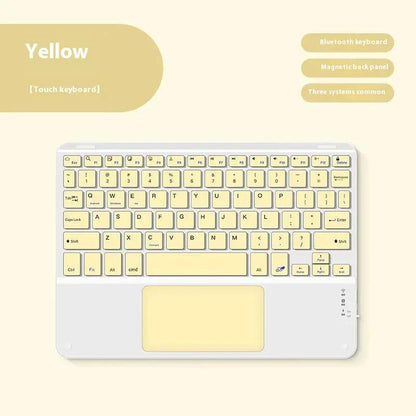 Bluetooth Keyboard With Touch For Mobile Phone Tablet Wireless Rechargeable by Dropshipman