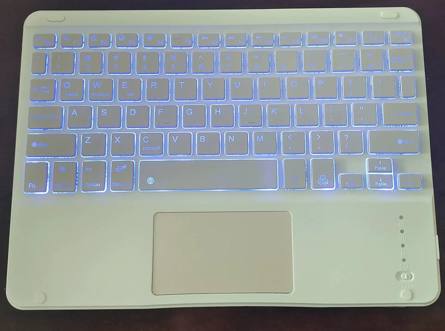 Bluetooth Keyboard With Touch For Mobile Phone Tablet Wireless Rechargeable by Dropshipman
