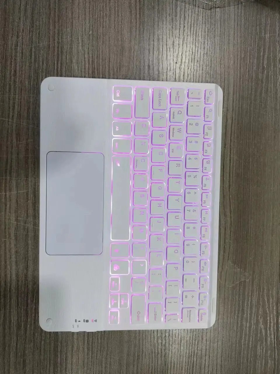 Bluetooth Keyboard With Touch For Mobile Phone Tablet Wireless Rechargeable by Dropshipman