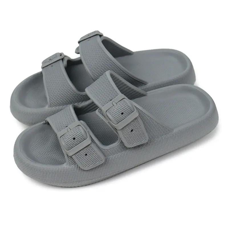 Platform Slippers Women's Summer Buckle Home Shoes Fashion Outdoor Wear Soft Bottom Sandals by Dropshipman