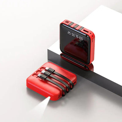 Power Bank With Data Cable by Dropshipman