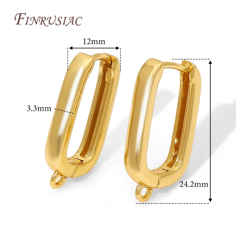 18K Gold Plated,Anti-Allergy Earring Hook Clasps,Supplies For Jewelry,Fasteners Earwires,Earrings Fixtures Accessories by All Mart Bristol Ltd