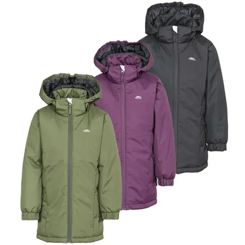 Girls Trespass Primula Padded Water Resistant School Jacket by All Mart Bristol Ltd