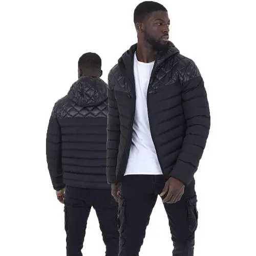 Mens Brave Soul Jermaine V2 Quilted Jacket by All Mart Bristol Ltd