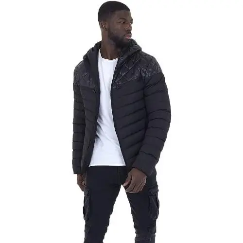 Mens Brave Soul Jermaine V2 Quilted Jacket by All Mart Bristol Ltd