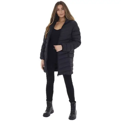 Ladies Brave Soul Grantlong Padded Long Coat by All Mart Bristol Ltd
